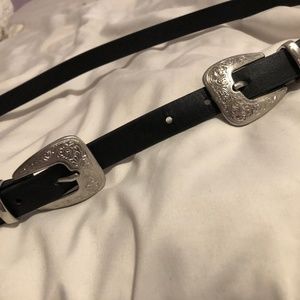Double buckle belt